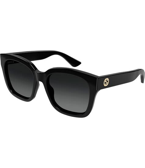 gucci bio based rectangular sunglasses|gucci minimal 54mm square sunglasses.